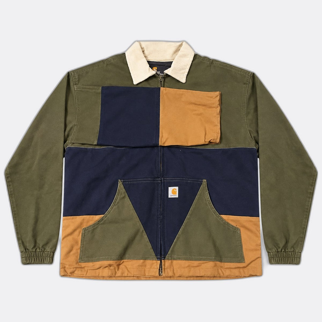CR1216 Upcycled Carhartt Earth Tone Jacket