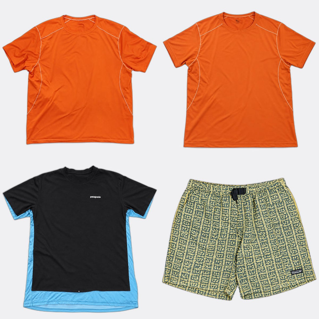 CR12892 Vintage Patagonia T shirts and Shorts