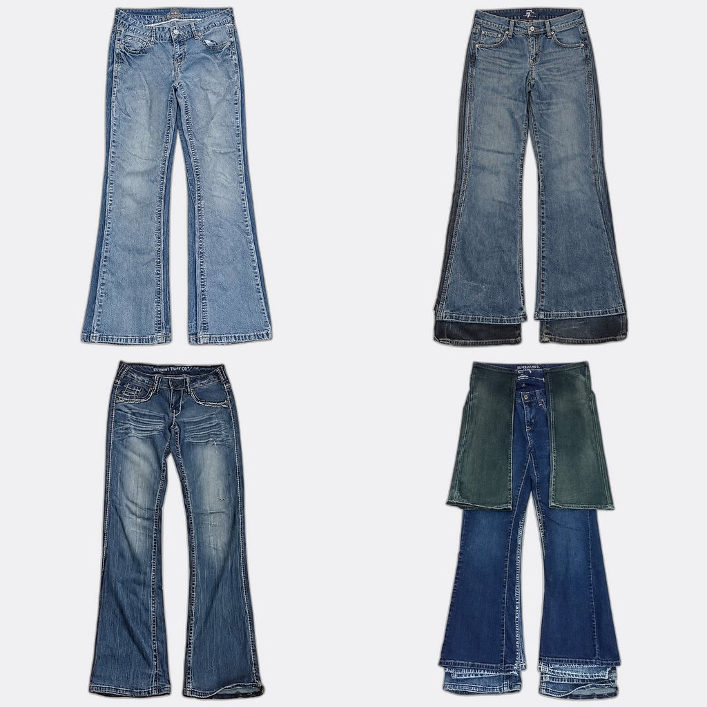 CR13193 Y2K Flare Jeans