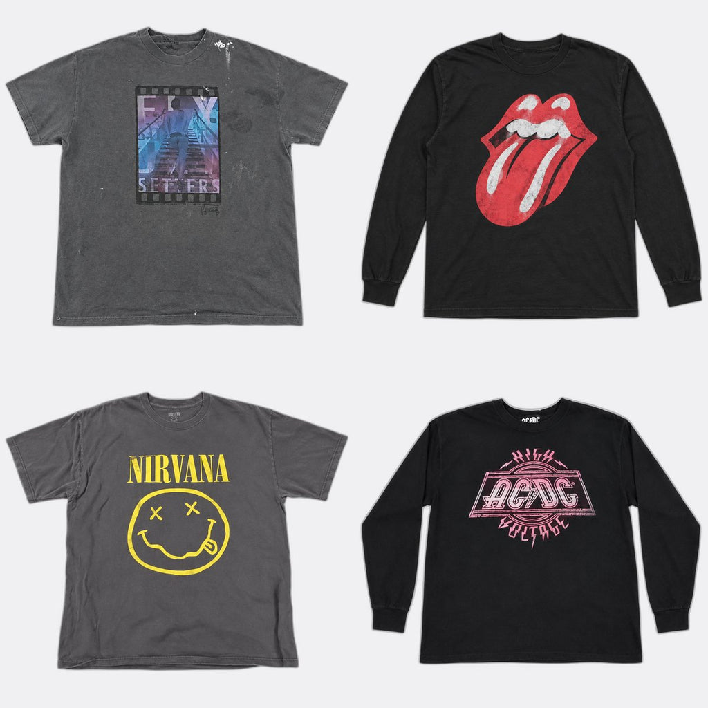 CR13219 Vintage Music T-Shirts