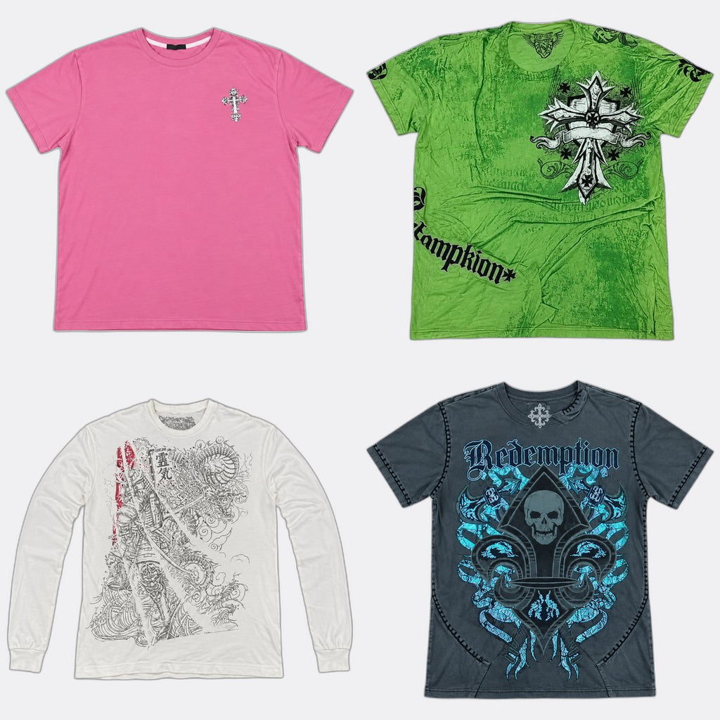 CR13087 Vintage Skull T-Shirts
