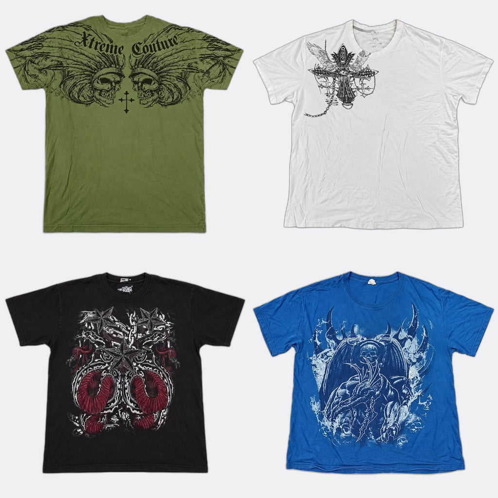 CR13097 Vintage Skull T-Shirts