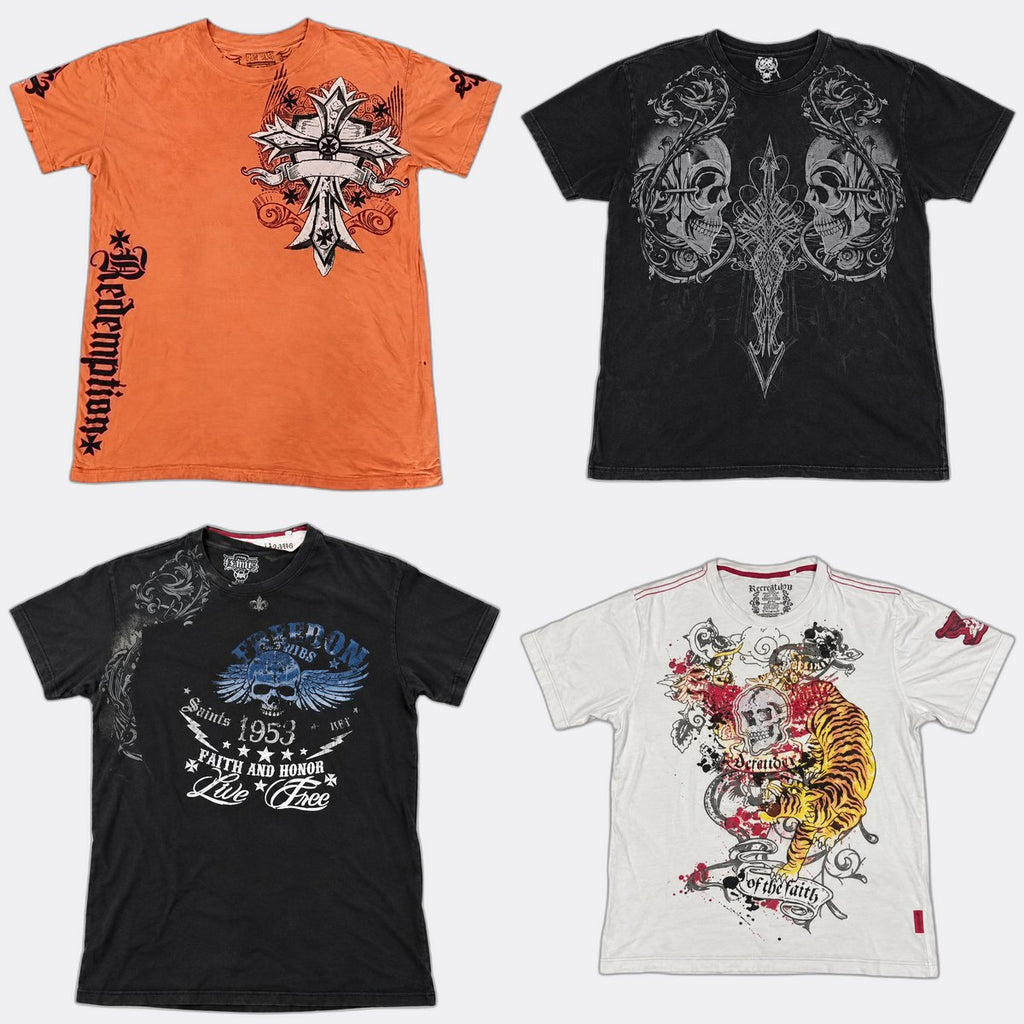 CR13112 Vintage Skull T-Shirts