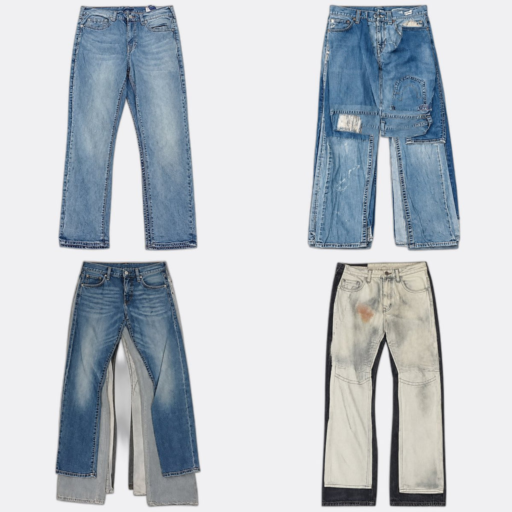 CR13076 Vintage True Religion Men jeans