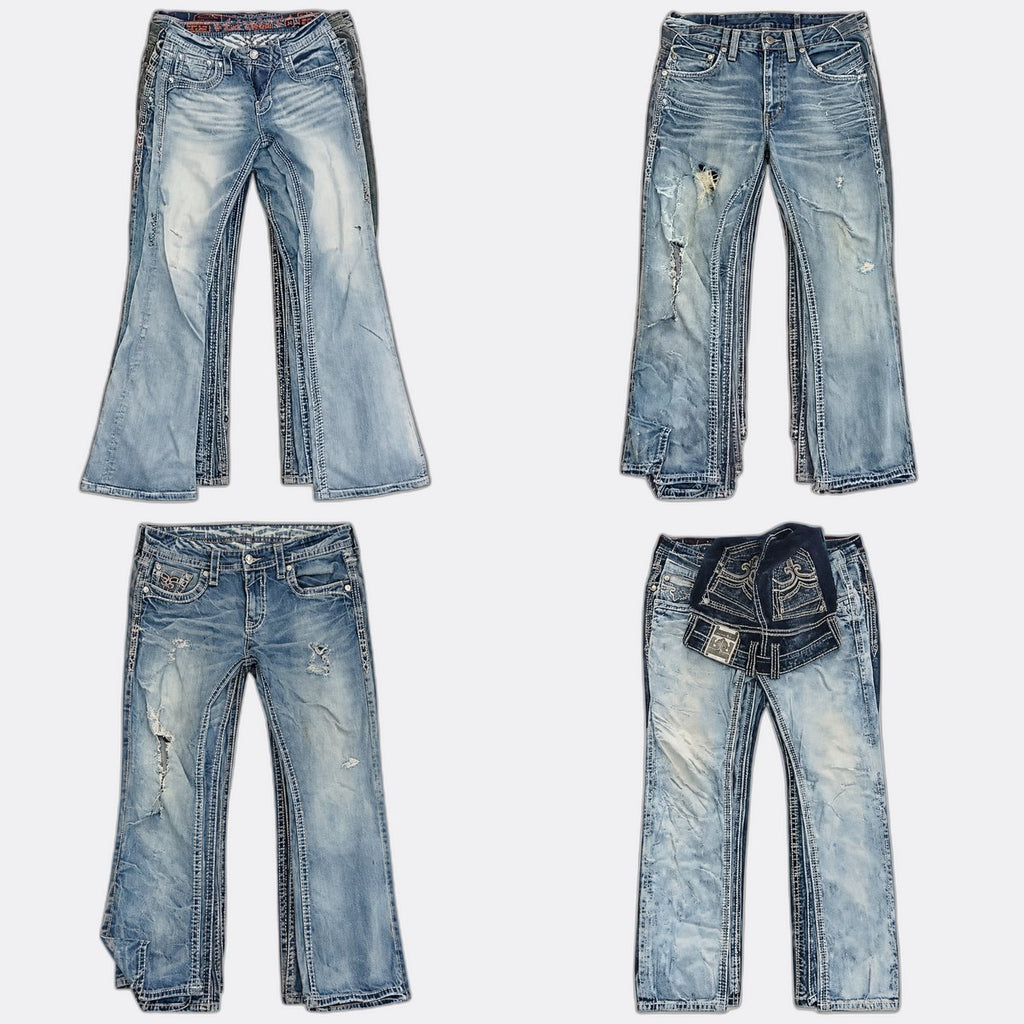 CR13003 Vintage Rock Revival Men jeans