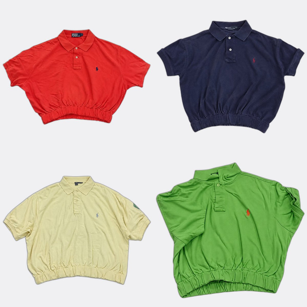 CR13030 Rework Polo Crops T shirts