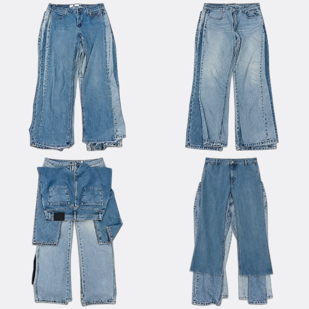 CR13078 Vintage Harley Men and ladies jeans
