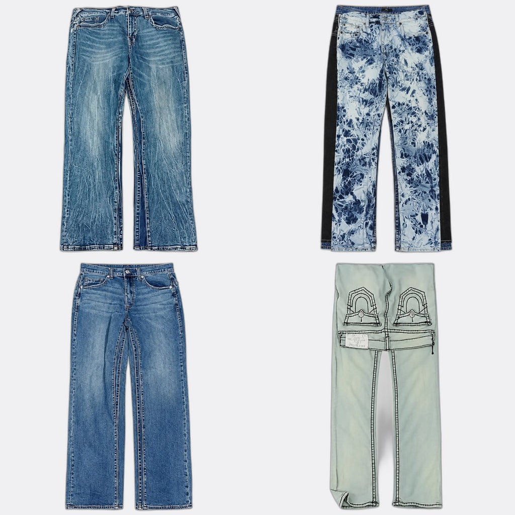 CR13077 Vintage True Religion Men jeans