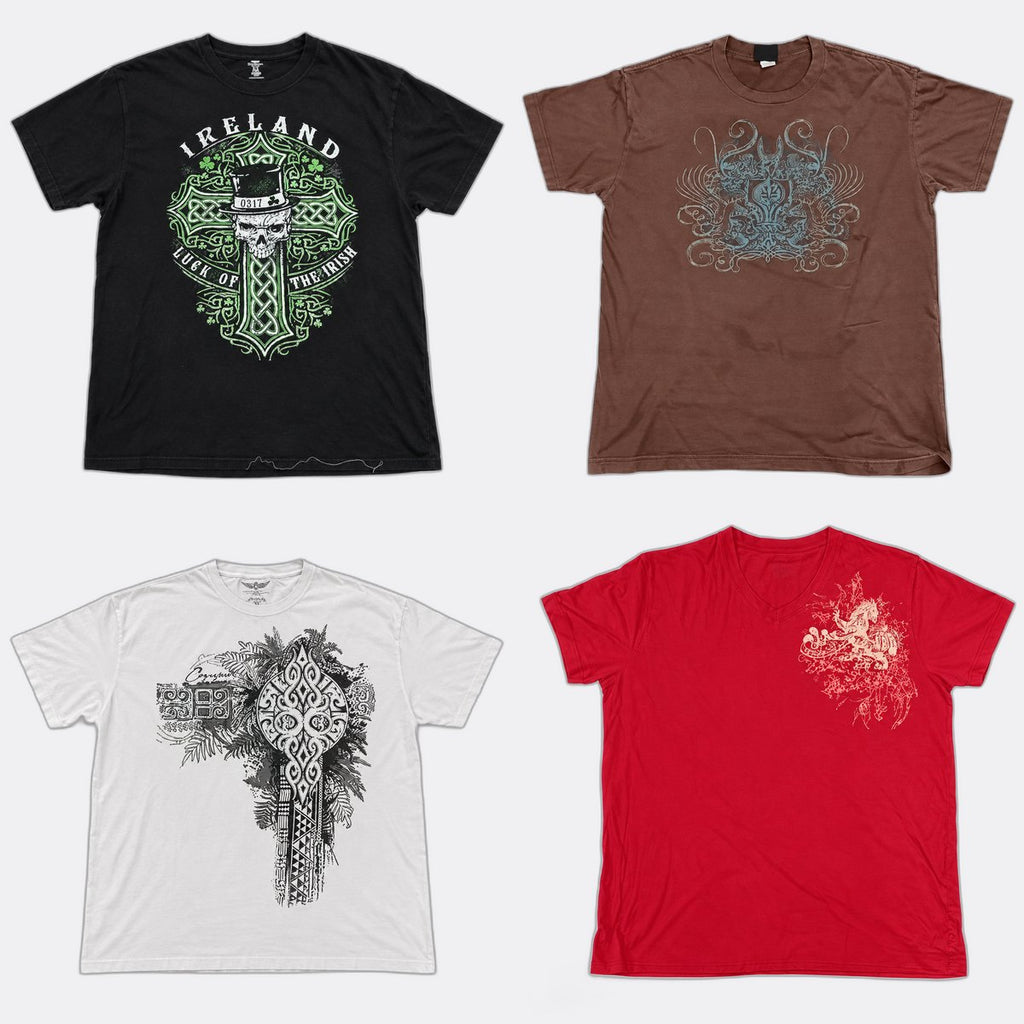 CR13039 Vintage Skull T shirts