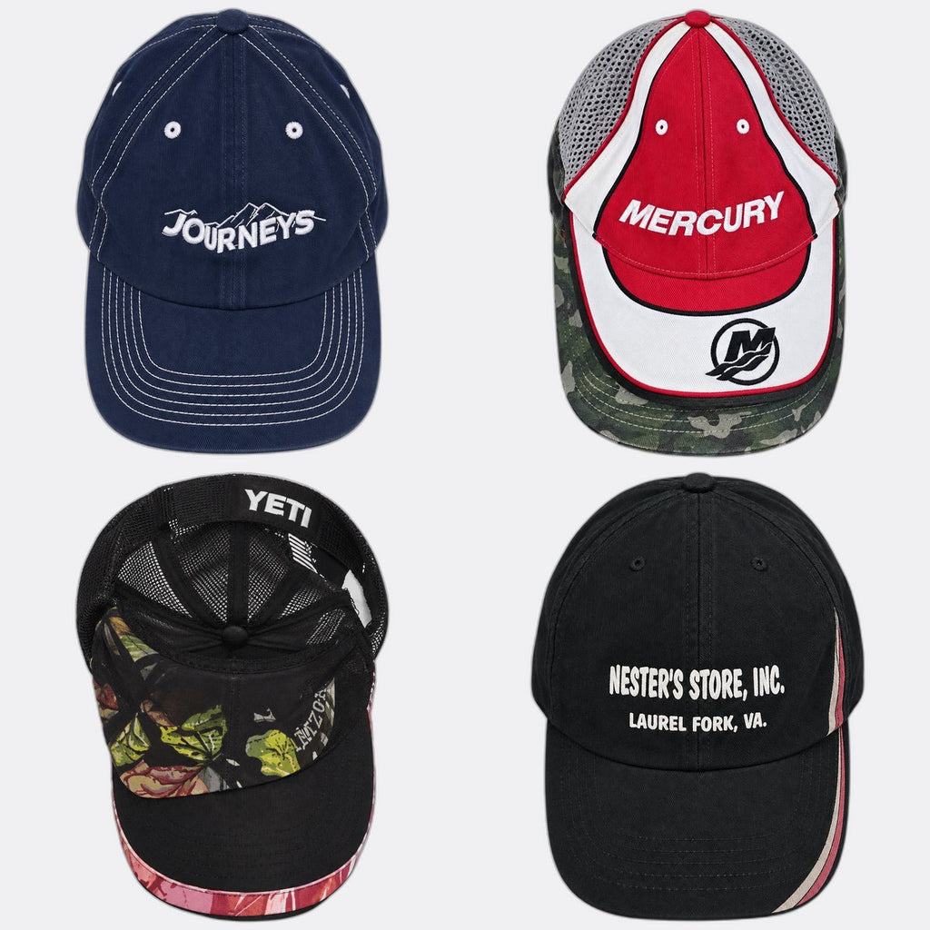 CR13029 Vintage Mix Branded Caps
