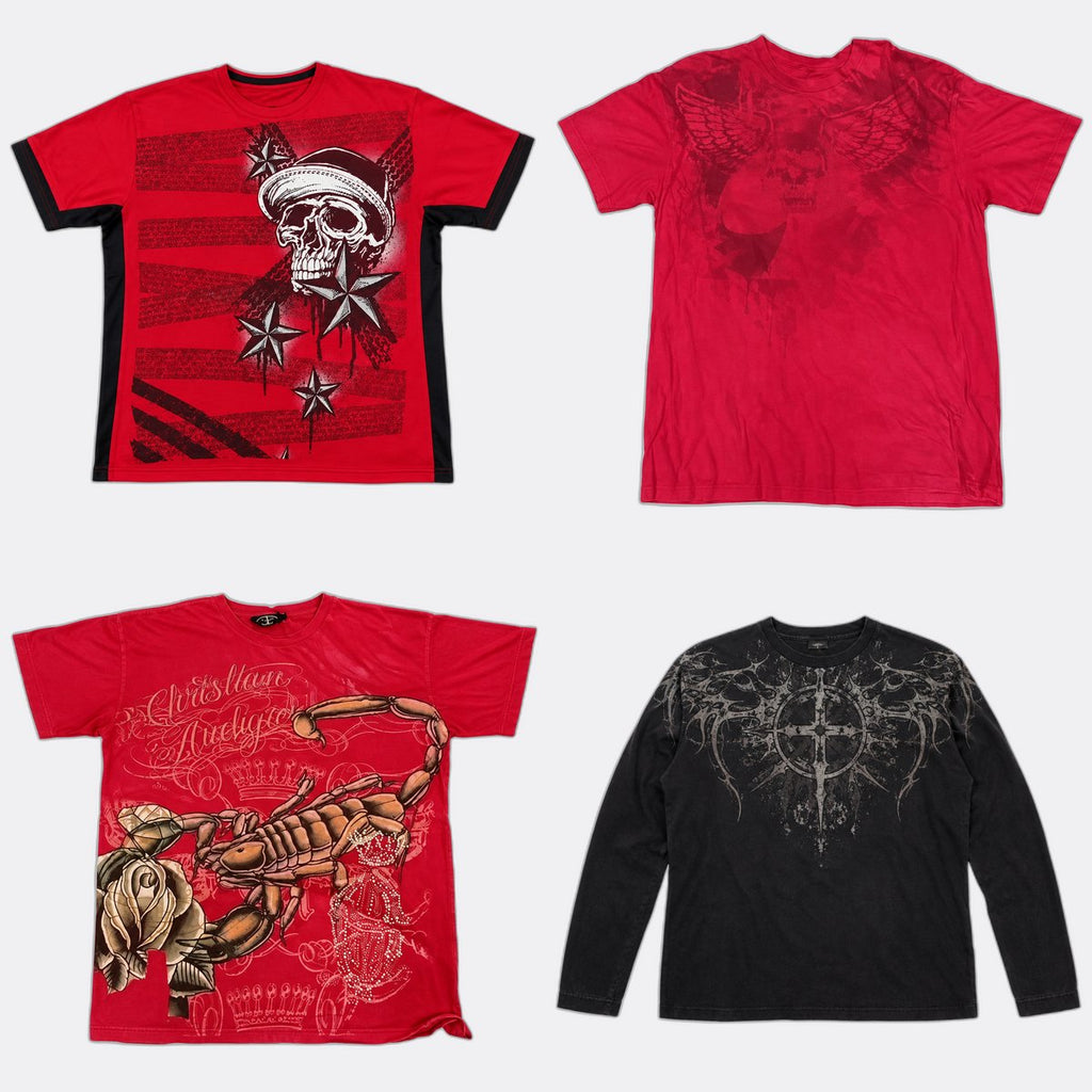 CR13114 Vintage Skull T-Shirts