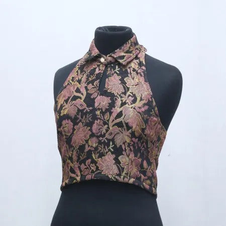 Upcycled Floral Tapestry Halter Tops in mixed sizes and colours. Grade A/B.