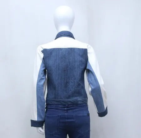 Upcycled Carhartt Two-Tone Denim Jackets in mixed sizes and colours, Grade A/B.