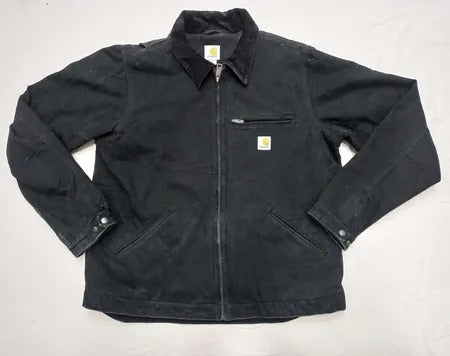 Upcycled Carhartt Black Zip-Front Workwear Jackets in mixed sizes and colours, Grade A/B.