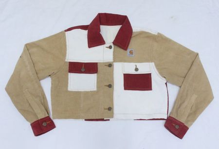 Upcycled Carhartt Two-Tone Cropped Jackets in  mixed sizes and colours, Grade A/B.