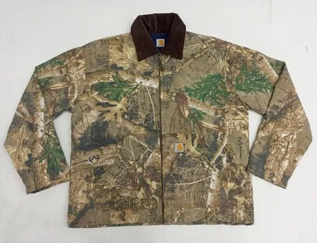 Upcycled Carhartt Camouflage Workwear Jackets in mixed sizes and colours. Grade A/B.