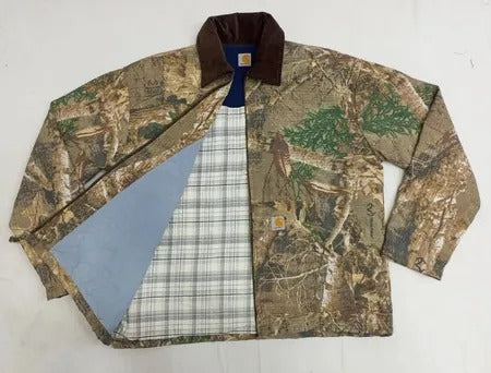 Upcycled Carhartt Camouflage Workwear Jackets in mixed sizes and colours. Grade A/B.