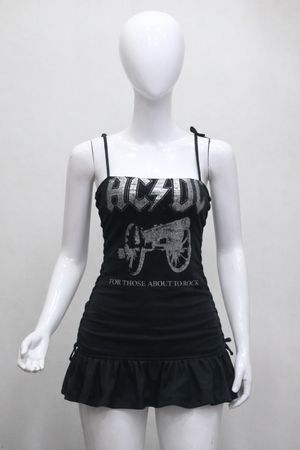 Upcycled Ruffle Mini Dresses in mixed sizes and colours, Grade A/B.