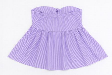  Upcycled Ralph Lauren Bow-Front Babydoll Tops in mixed sizes and colours, Grade A/B.