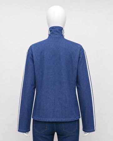 Upcycled Adidas Military-Style Denim Jackets in  mixed sizes and colours, Grade A/B.