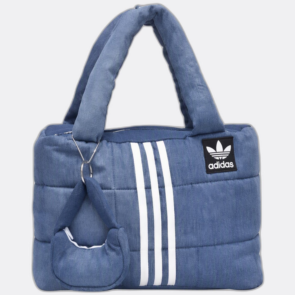 Upcycled Adidas Quilted Denim Handbags in mixed sizes and colours. Grade A/B.