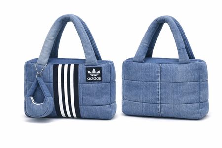 Upcycled Adidas Quilted Denim Handbags in mixed sizes and colours. Grade A/B.