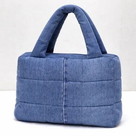 Upcycled Adidas Quilted Denim Handbags in mixed sizes and colours. Grade A/B.
