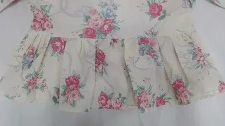 Upcycled Floral Peplum Blouses
 in mixed sizes and colours, Grade A/B.