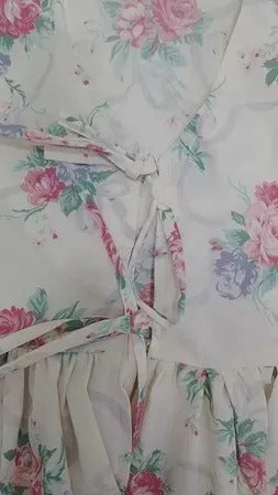 Upcycled Floral Peplum Blouses
 in mixed sizes and colours, Grade A/B.