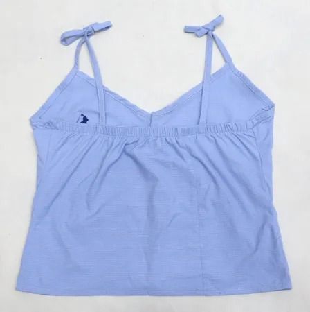 Upcycled Ralph Lauren Button-Front Camisole Tops  in mixed sizes and colours, Grade A/B.