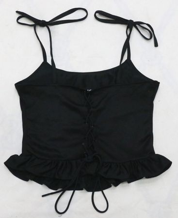 Upcycled Adidas Lace-Up Peplum Camisole Tops in mixed sizes and colours. Grade A/B.