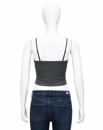 Upcycled Lace-Trim Camisole Tops in mixed sizes and colours, Grade A/B.