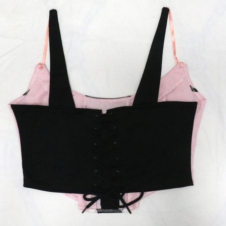 Upcycled Adidas Lace-Up Corset Tops in mixed sizes and colours, Grade A/B.