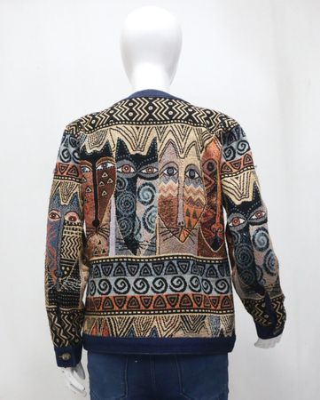 Upcycled Tapestry Patterned Bomber Jackets  in mixed sizes and colours, Grade A/B.