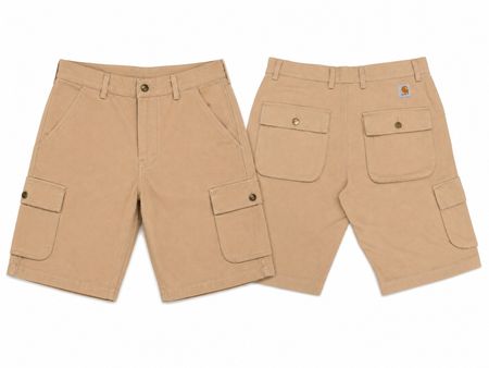 Upcycled Carhartt Utility Cargo Shorts in mixed sizes and colours, Grade A/B.