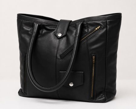 Upcycled Leather Utility Tote Bags in mixed sizes and colours, Grade A/B.