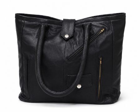 Upcycled Leather Utility Tote Bags in mixed sizes and colours, Grade A/B.