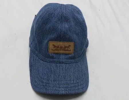 Upcycled Levi's Denim Baseball Caps in mixed sizes and colours, Grade A/B.