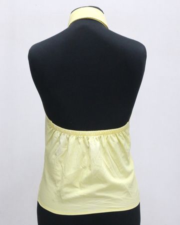 Upcycled Halter Neck Backless Blouses  in mixed sizes and colours, Grade A/B.