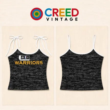 Upcycled Adidas Warriors Camisole Tops in mixed sizes and colours. Grade A/B.