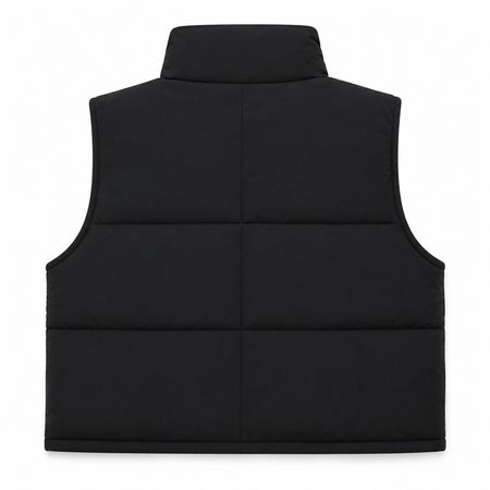Upcycled Jersey Puffer Crop Vests in mixed sizes and colours, Grade A/B.