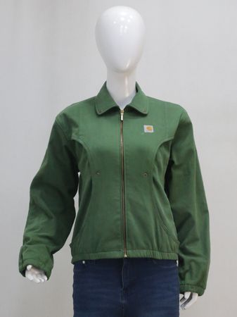 Upcycled Carhartt Zip-Front Utility Jackets  in mixed sizes and colours, Grade A/B.