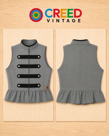 Upcycled Carhartt Military Peplum Vests in mixed sizes and colours, Grade A/B.