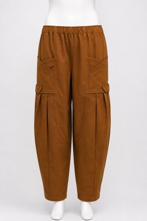 Upcycled Utility Cargo Balloon Trousers  in mixed sizes and colours, Grade A/B.