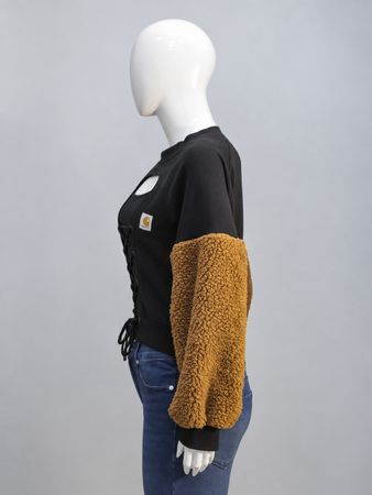 Upcycled Carhartt Cutout Lace-Up Sweatshirts in mixed sizes and colours. Grade A/B.