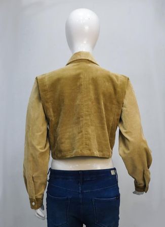 Upcycled Carhartt Two-Tone Suede Cropped Jackets  in mixed sizes and colours, Grade A/B.