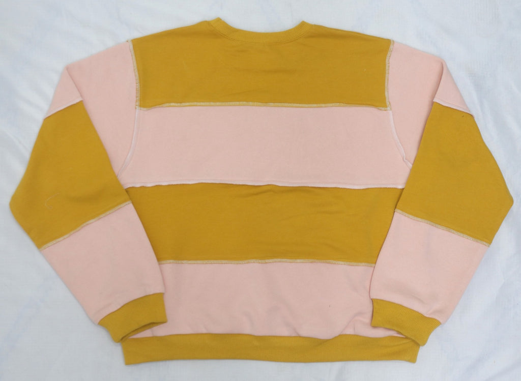 Upcycled Nike Two Tone Panel Crewneck Sweatshirts in mixed sizes and colours, Grade A/B.