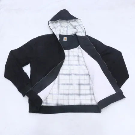 Upcycled Carhartt Black Hooded Workwear Jackets in mixed sizes and colours. Grade A/B.