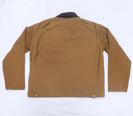  Upcycled Carhartt Canvas Zip-Front Workwear Jackets in mixed sizes and colours, Grade A/B.