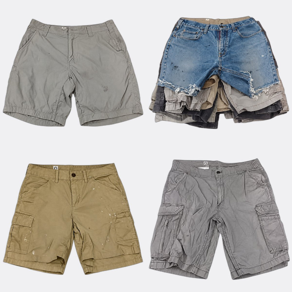 Vintage Carhartt Shorts Bundle in mixed sizes and colours, Grade C.